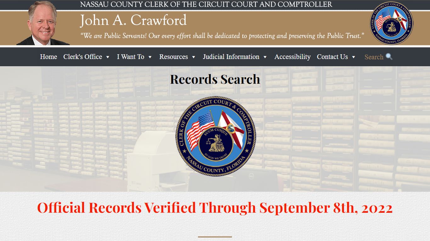 Records Search – Nassau County Clerk of Courts and Comptroller